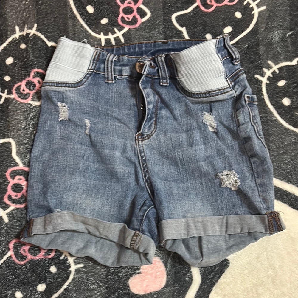 Stylish Blue Denim Kids Shorts